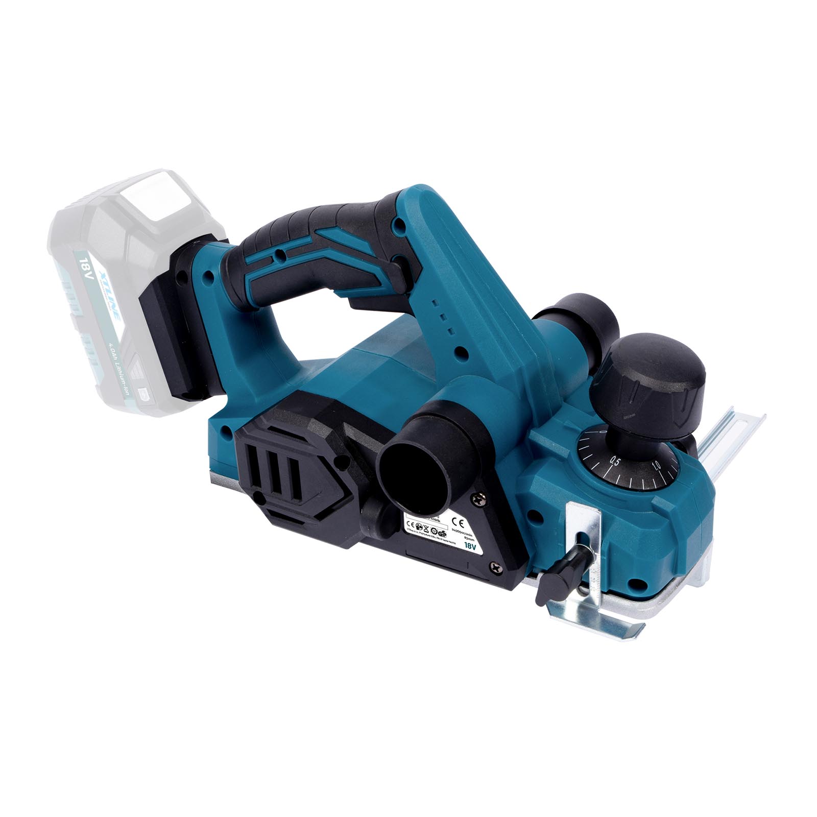 XTLINE Aku hoblík 18 V + baterie 5.0 Ah + nabíječka 3.5 A + box
