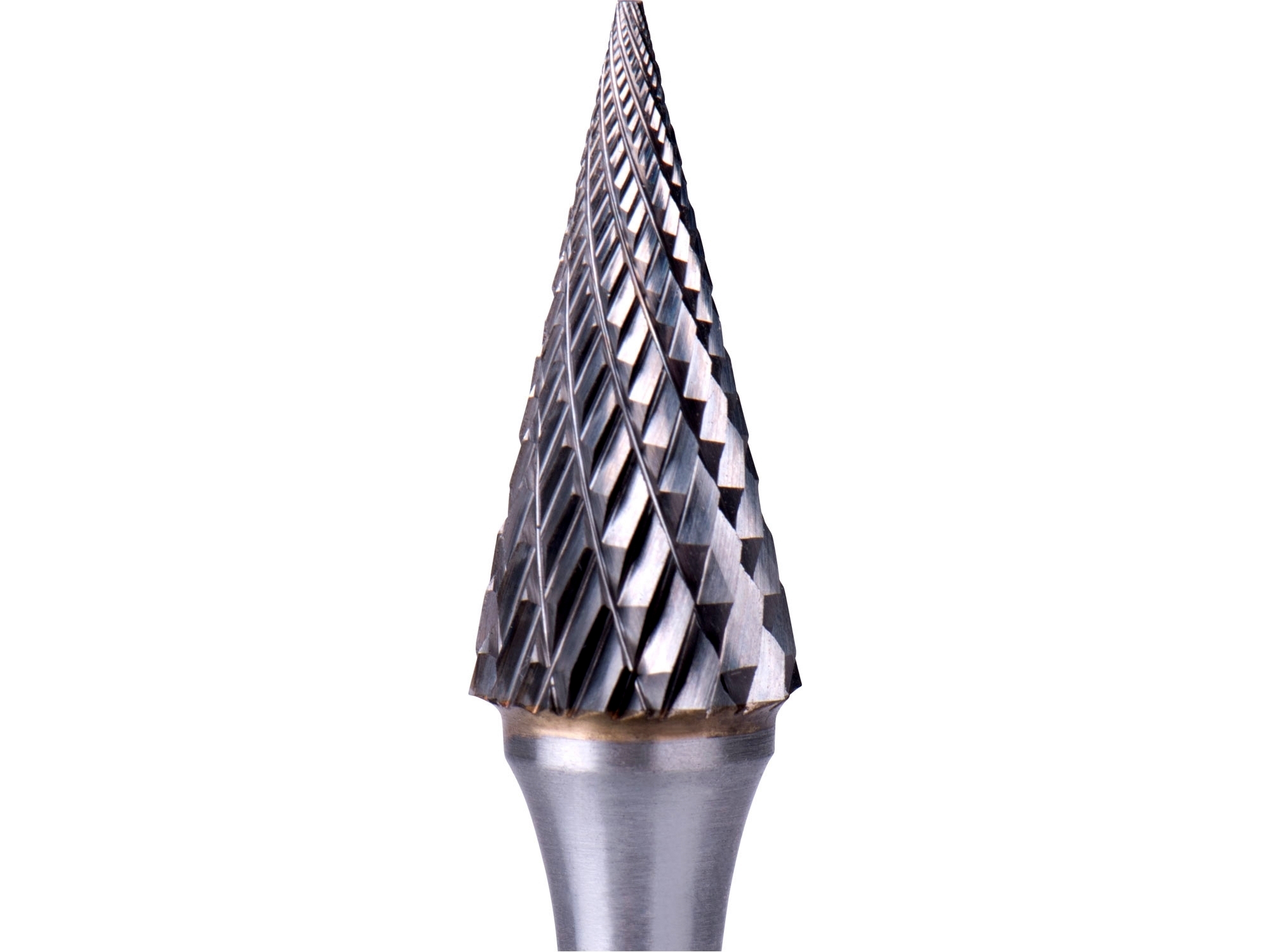Extol Fréza karbidová kuželová M 12x25x6 sek střední (double-cut)