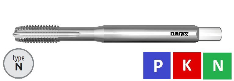 Závitník strojní M10 DIN 371, ISO2, HSSE, 223043,/1500/