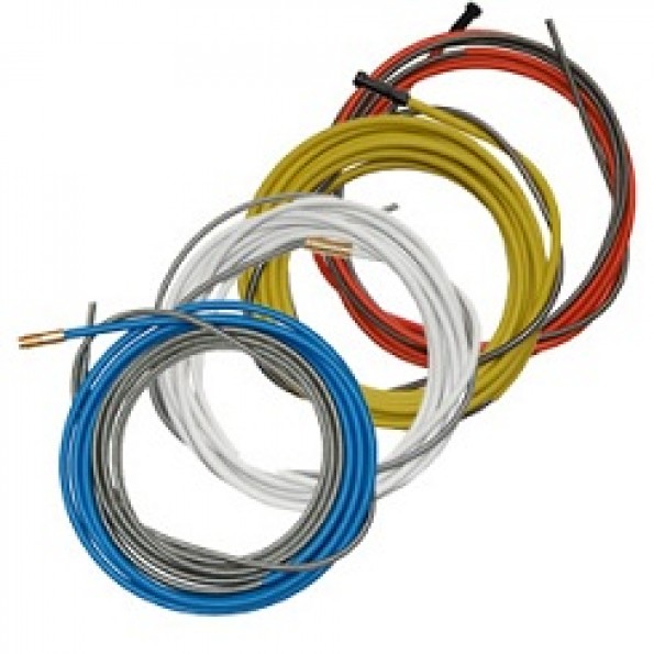 BOWDEN (SPIRÁLA) ČERVENÝ ABICOR BINZEL PRO DRÁT 1,0 - 1,2 MM/5 M