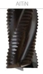 Fréza pro drážky per krátká, třízubá, nesouměrná, F230417, 10x13 mm AlTiN