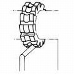 Fréza půlkruhová vydutá, F820070, 1,6 mm