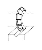 Fréza úhlová oboustranná nesouměrná, F859170, 75x63 mm