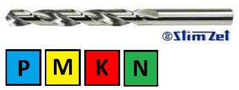 Vrták 4,80x86/52mm s válcovou stopkou, vysoce výkonný - střední řada HSSCo, 2907