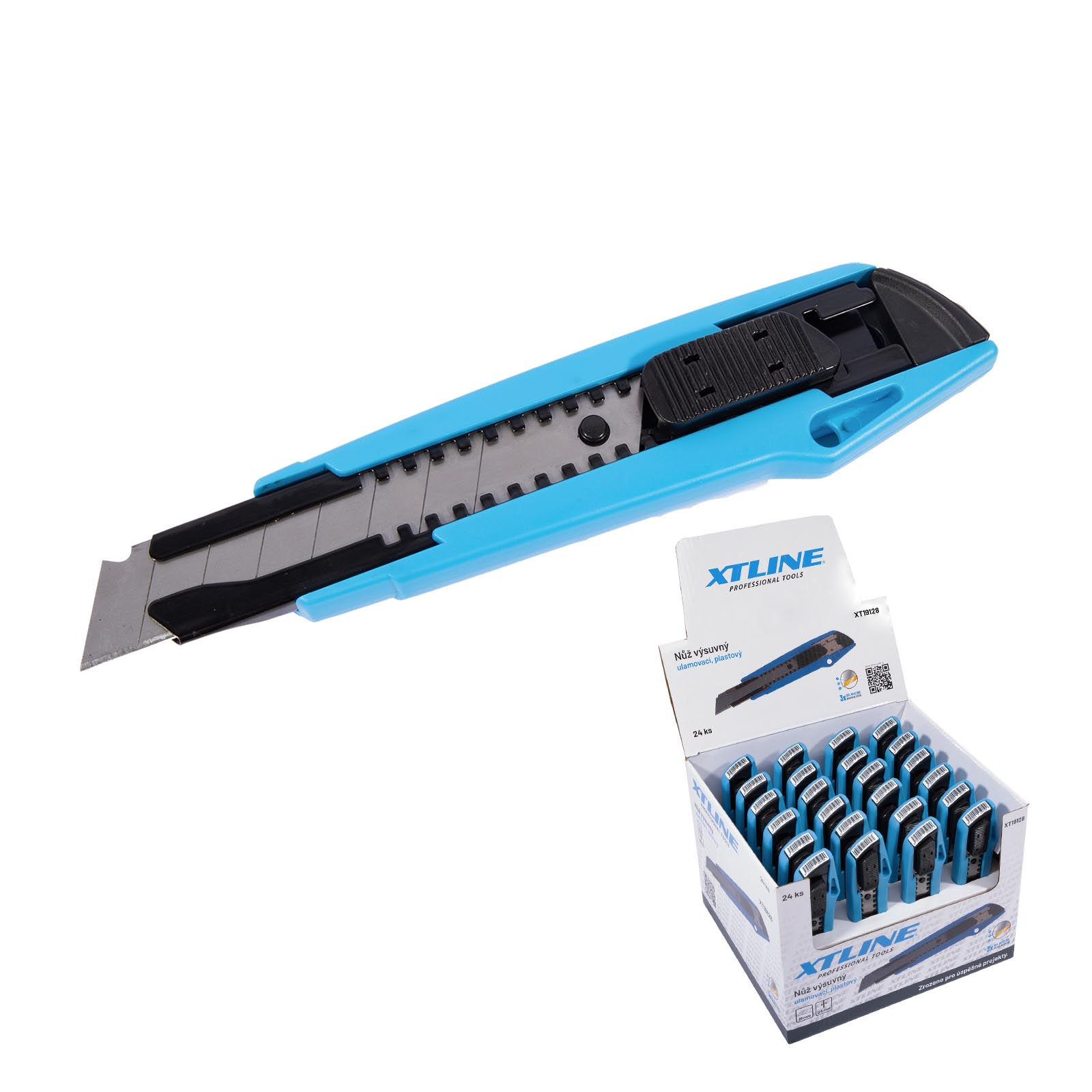 XTLINE Nůž ulamovací plastový SK4 18 mm XT19128