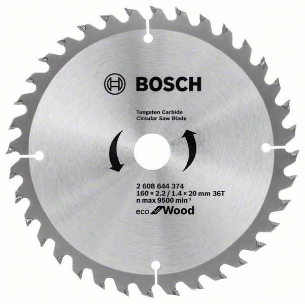 Bosch pilový kotouč  160x20/16x2,2mm 36z Eco for Wood 2608644374