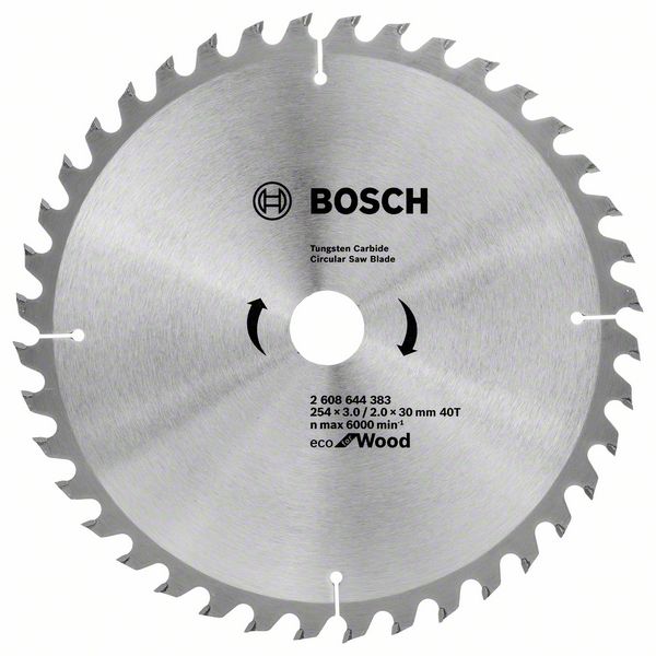 Bosch pilový kotouč 254x30x3,0mm 40z Eco for Wood 2608644383