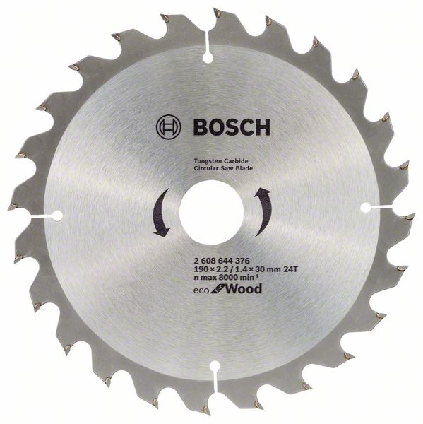 Bosch pilový kotouč 190mmx30x2,2mm 24 zubů Eco for Wood 2608644376