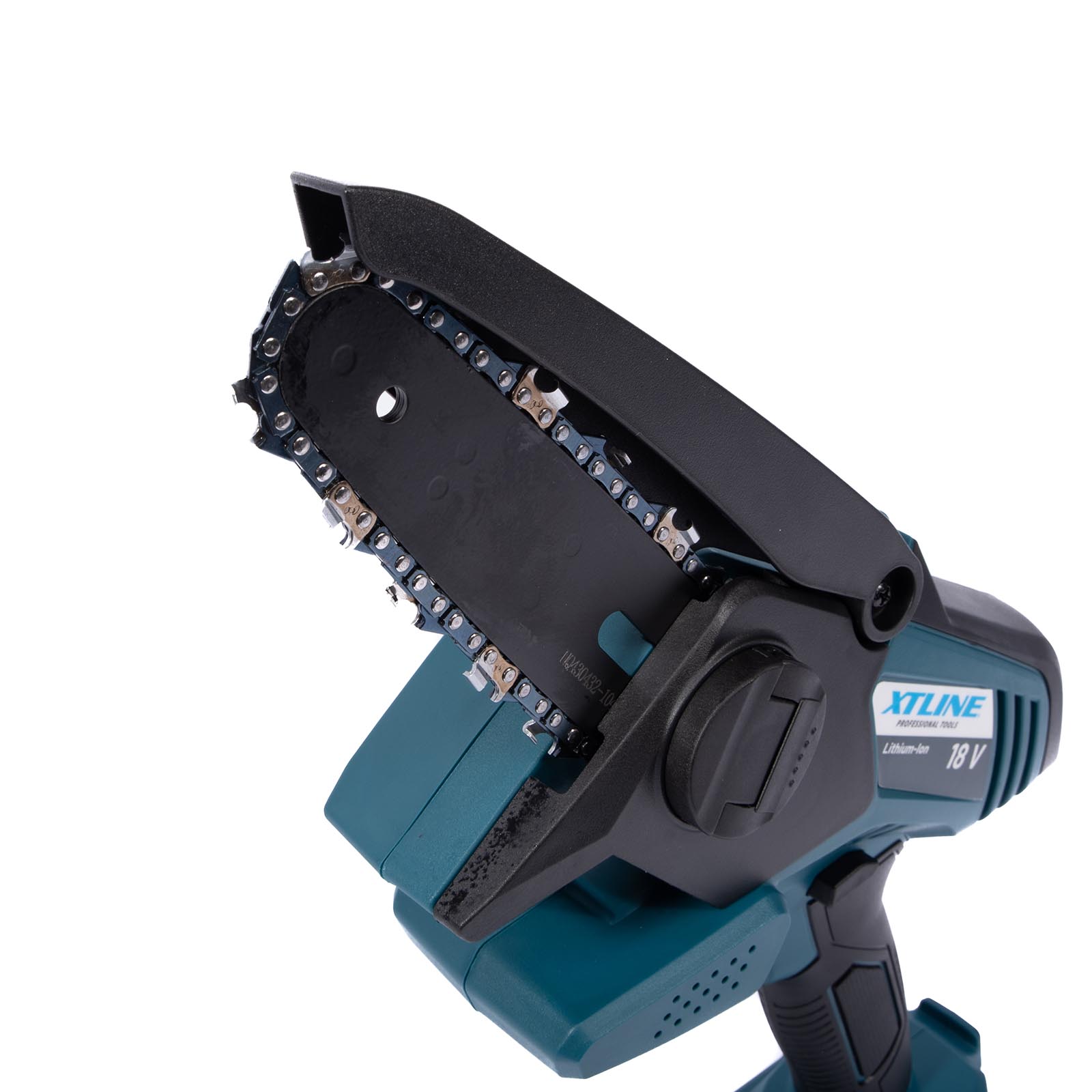 XTLINE Aku řetězová mini pila 18V + baterie 2.0Ah + nabíječka 2.4A