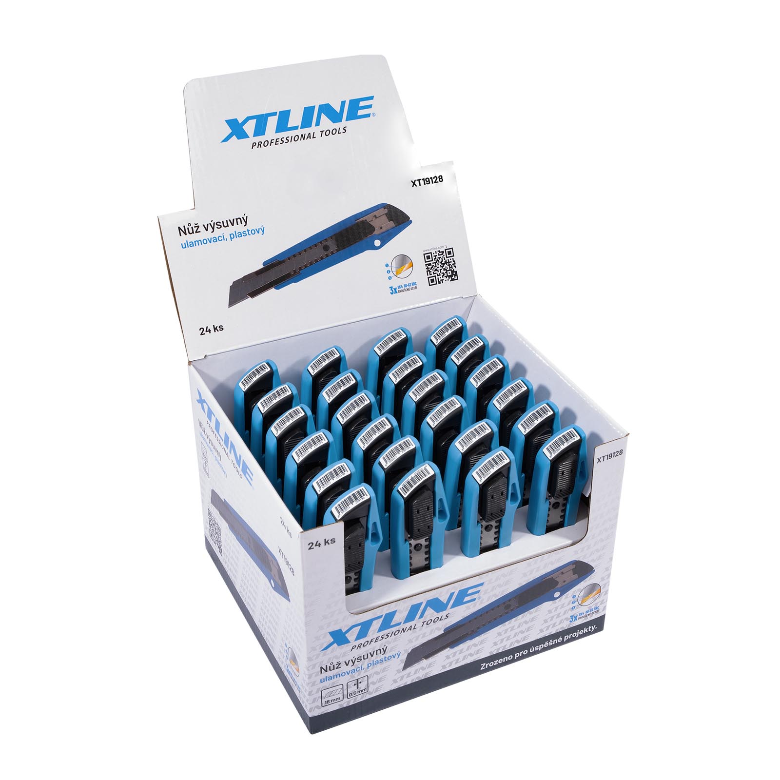 XTLINE Nůž ulamovací plastový SK4 18 mm XT19128