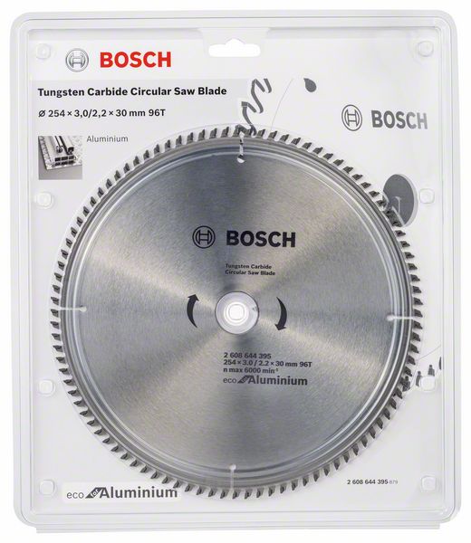 Bosch pilový kotouč 254x30x3,0mm 96z Eco for Aluminium 2608644395
