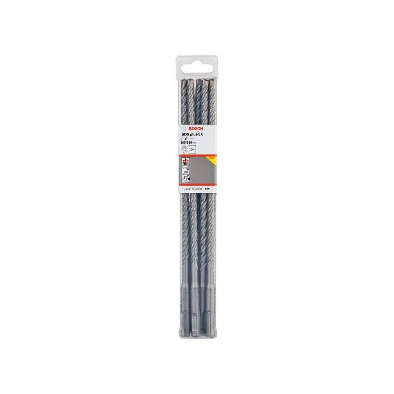 Bosch spirálový vrták 8x260/200 SDS plus-5X 2608833901