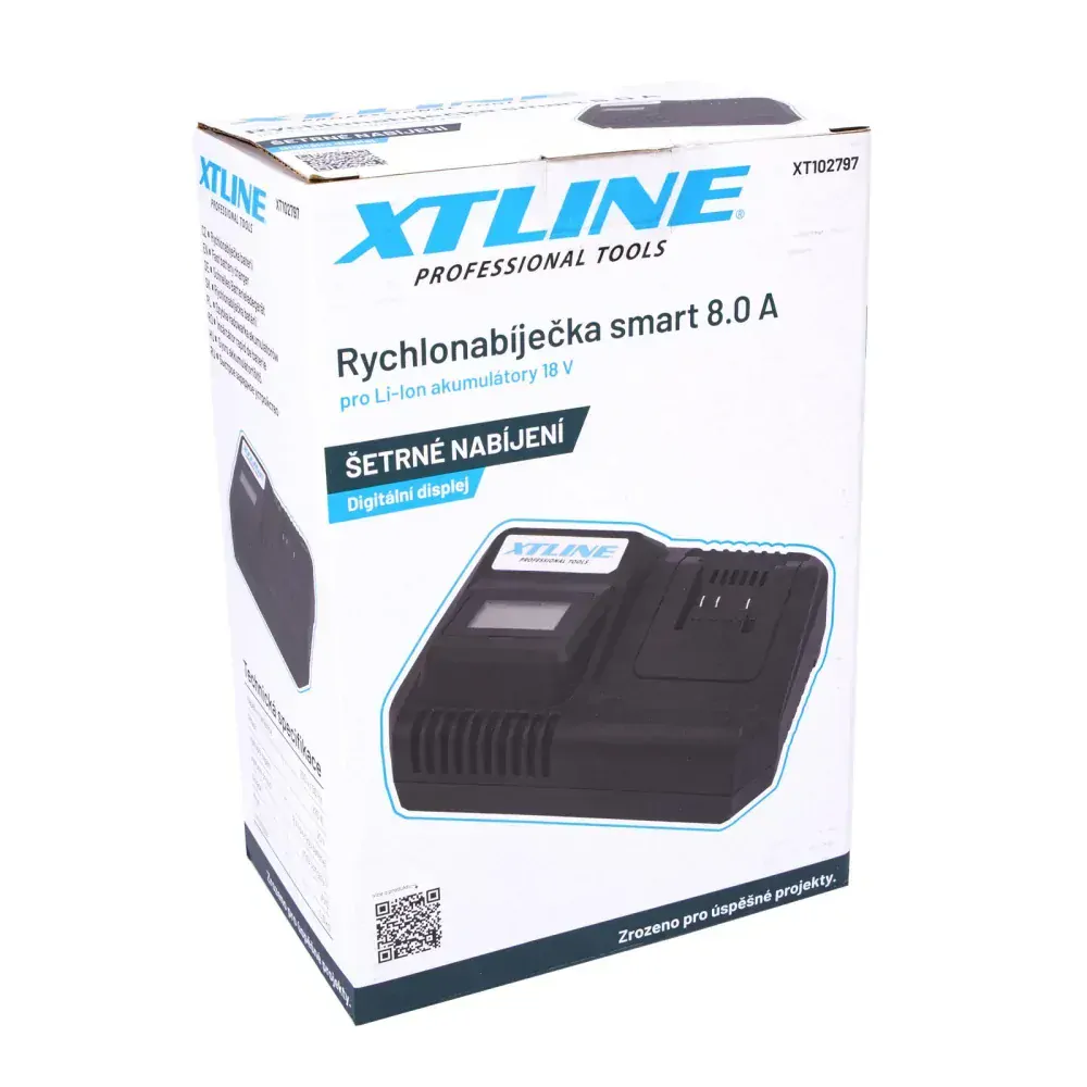 XTLINE Rychlonabíječka smart 18V  8Ah XT102797