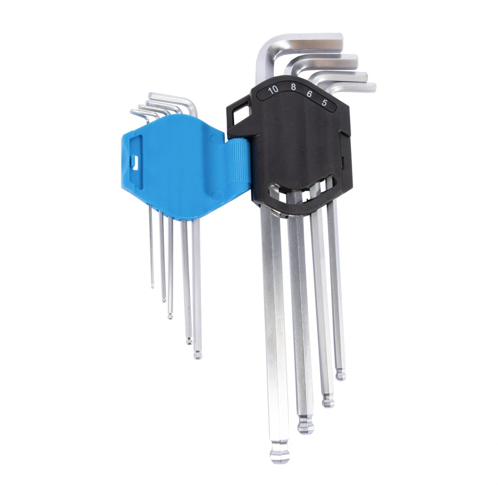 XTline XT0816 Sada imbus s kuličkou CrV 9 dílů, 1.5-10 mm