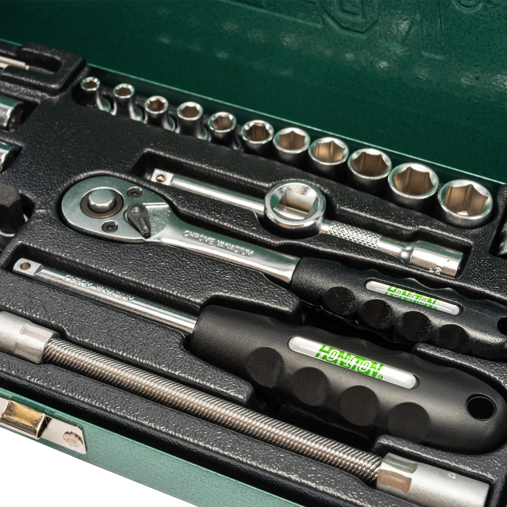 HONITON Sada hlavic 1/4" 43dílů H1143