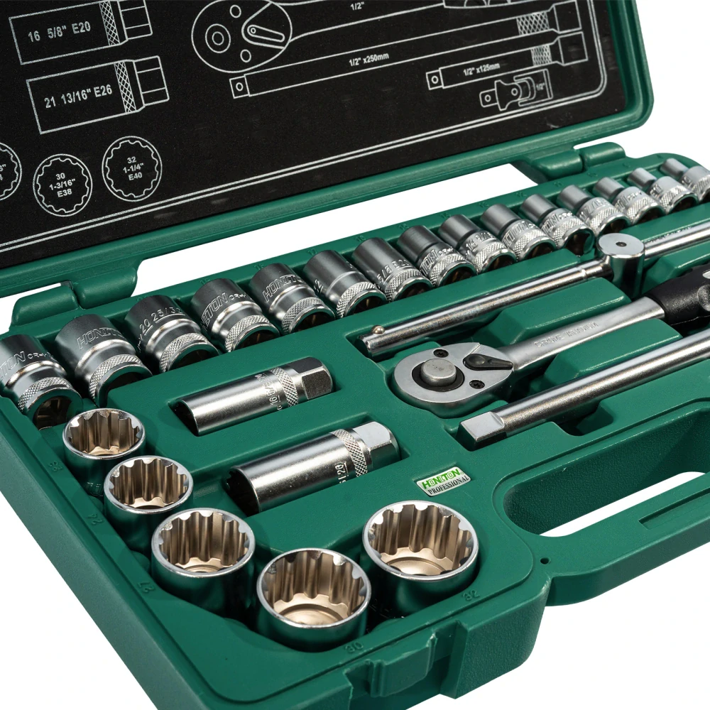 HONITON Sada hlavic 1/2” 27 dílů HONIDRIVER