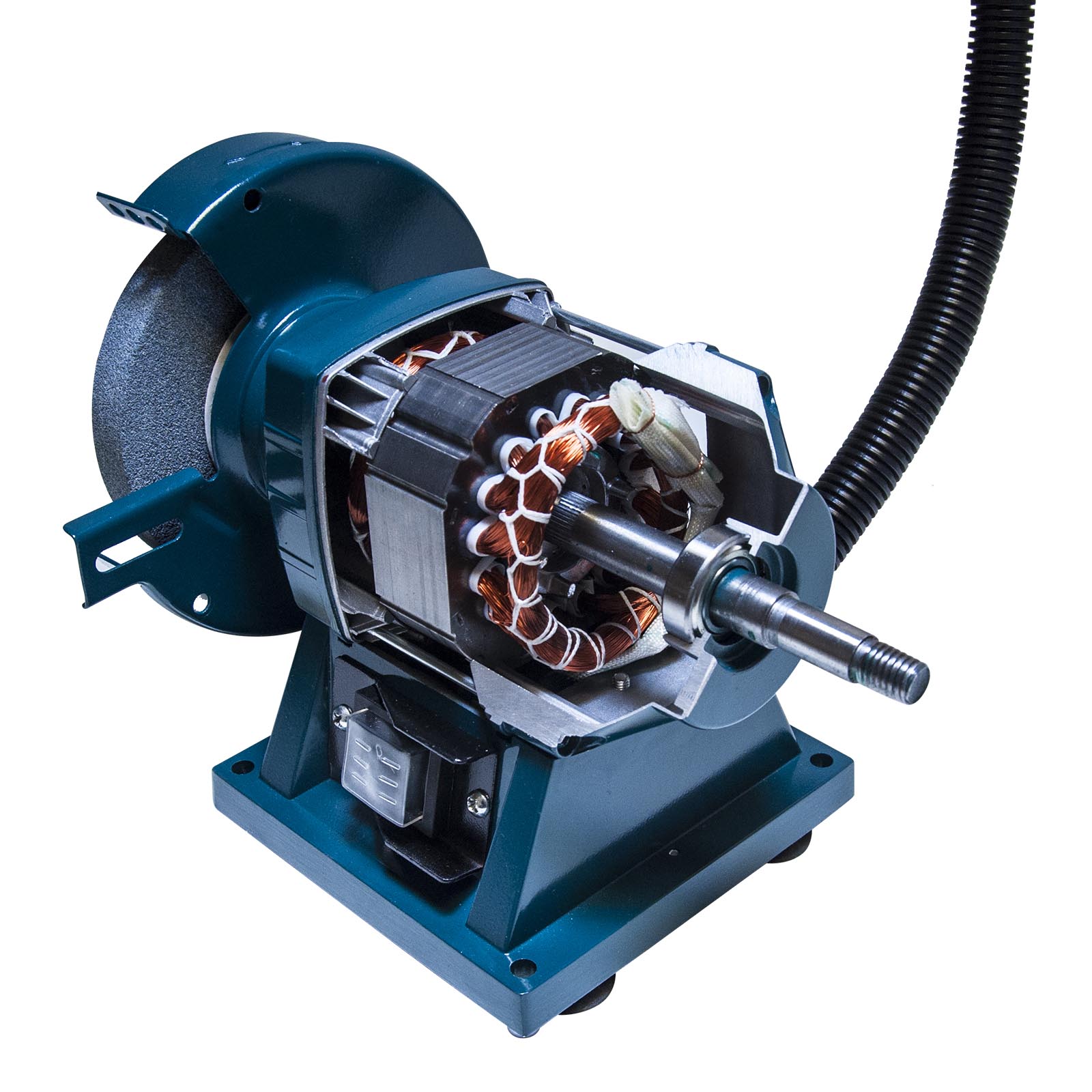 XTline Bruska el. stolní dvoukotoučová 150mm/300W + svítidlo 40W XT107150