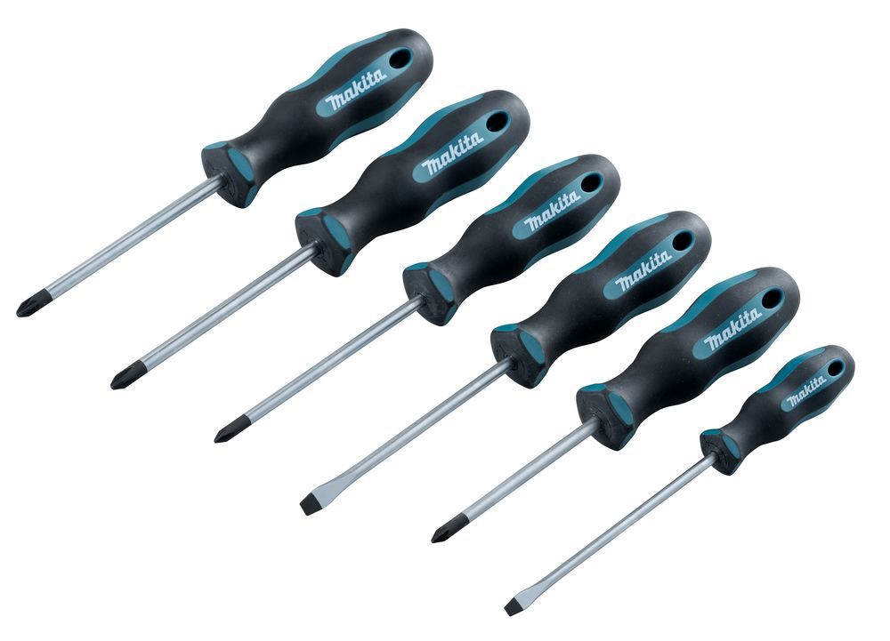 Sada šroubováků 6ks /PZ+PH+PL/ Makita E-10528