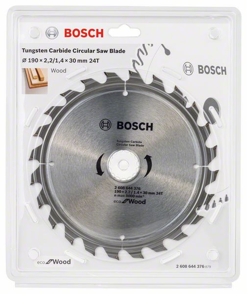 Bosch pilový kotouč 190mmx30x2,2mm 24 zubů Eco for Wood 2608644376