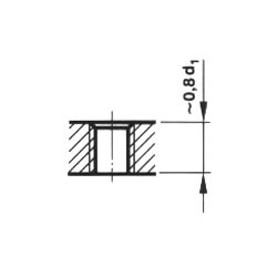 Závitník maticový M5 DIN 357, ISO2, HSS, 223070,/5000/ Narex 146000012 