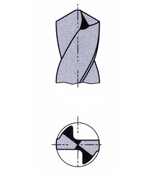 Vrták 10,00x265/185mm s válcovou stopkou, zvlášť dlouhý - HSS, DIN 1869 RN, ZV 3001