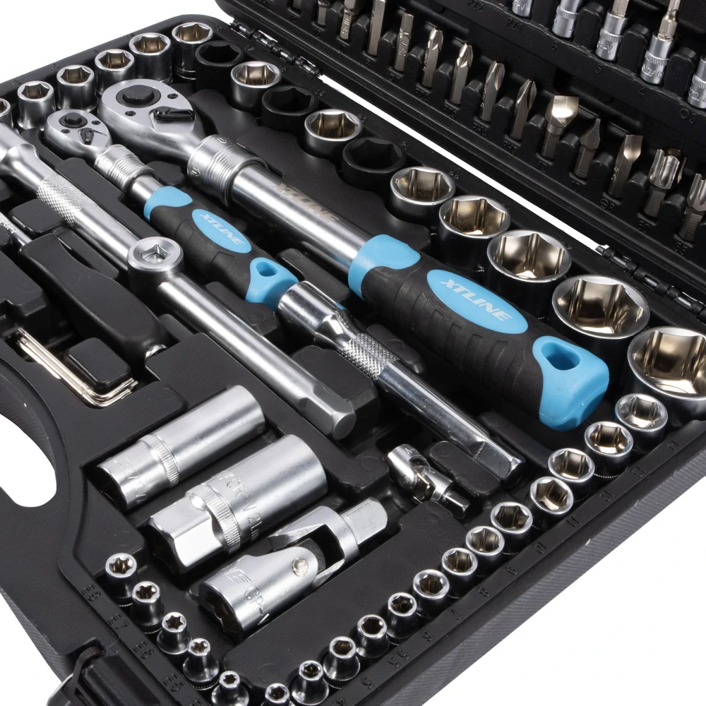 XTLINE Sada hlavic 1/4"-1/2" 108 dílů XT40108