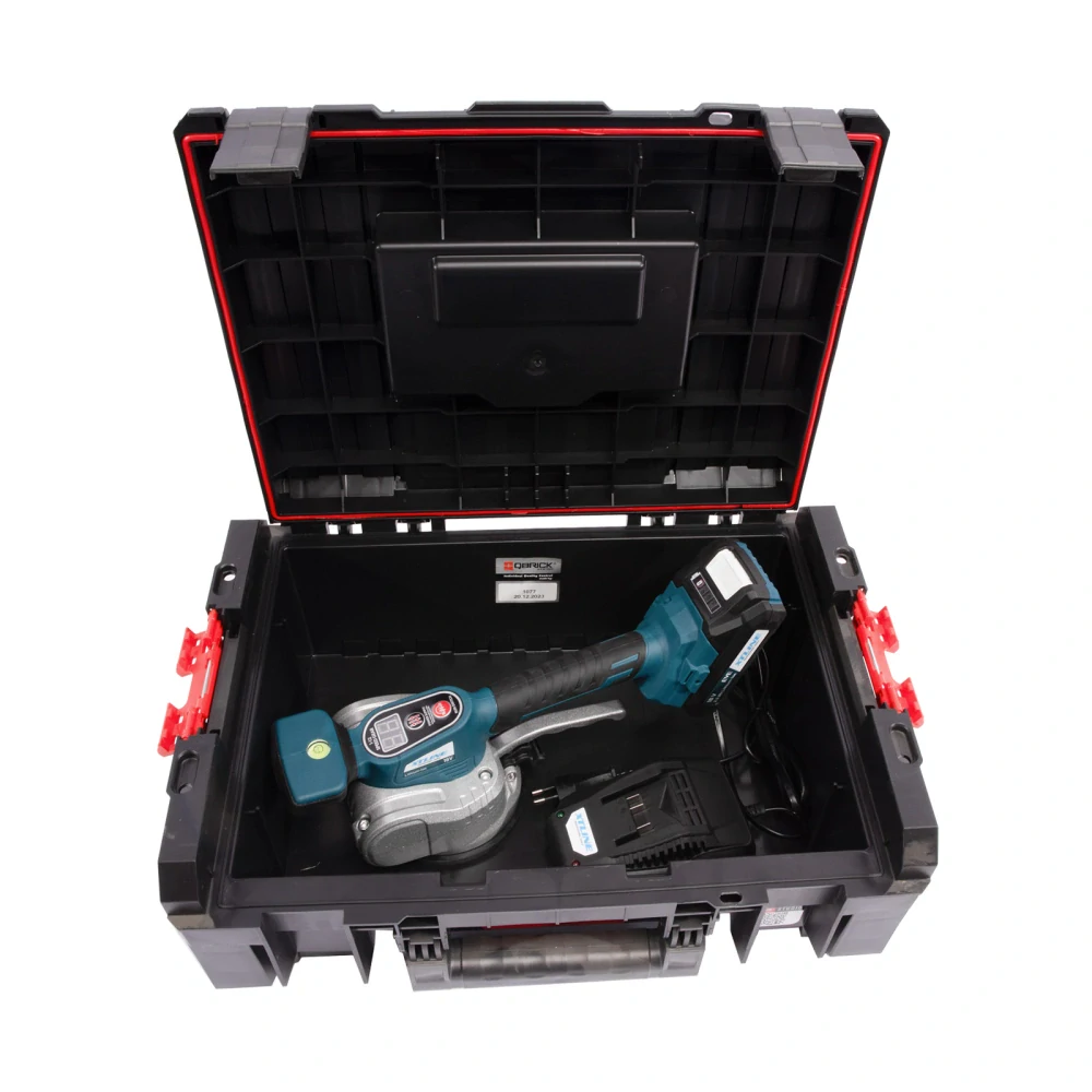 XTLINE Aku vibrační přísavka 18 V + baterie 2.0 Ah + nabíječka 2.4 A + box