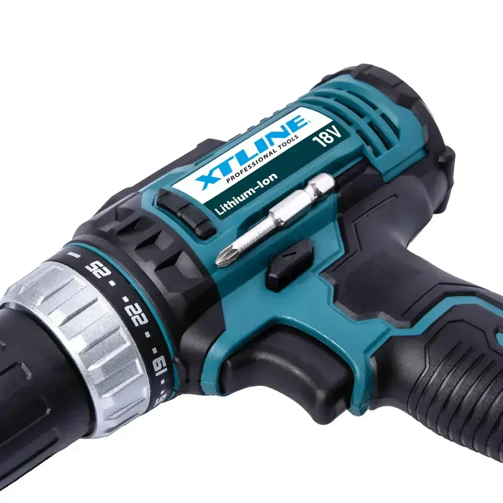 XTline Aku vrtačka 18V, Bez baterie XT102700
