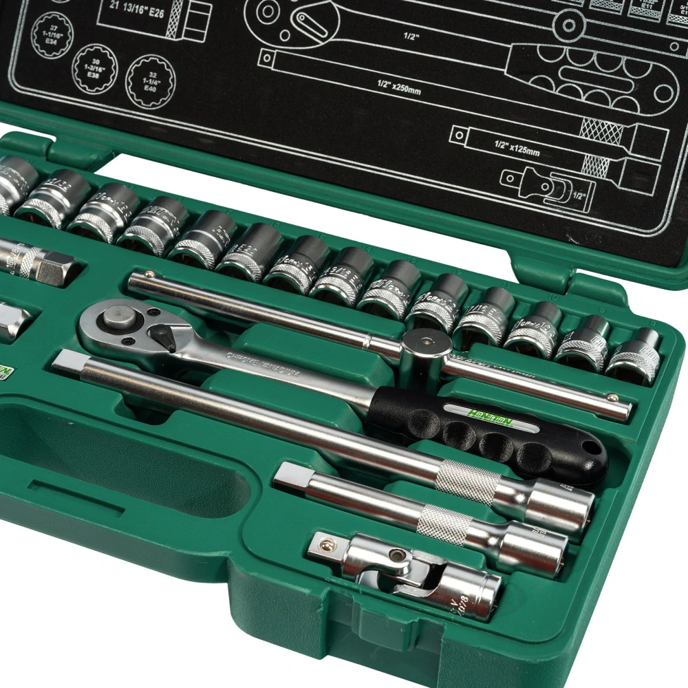 HONITON Sada hlavic 1/2” 27 dílů HONIDRIVER