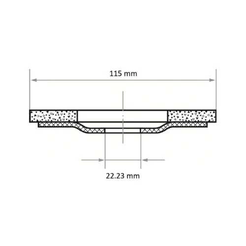 Lukas Lamelový kotouč 115mm ZK60 SLTO A27151150601406