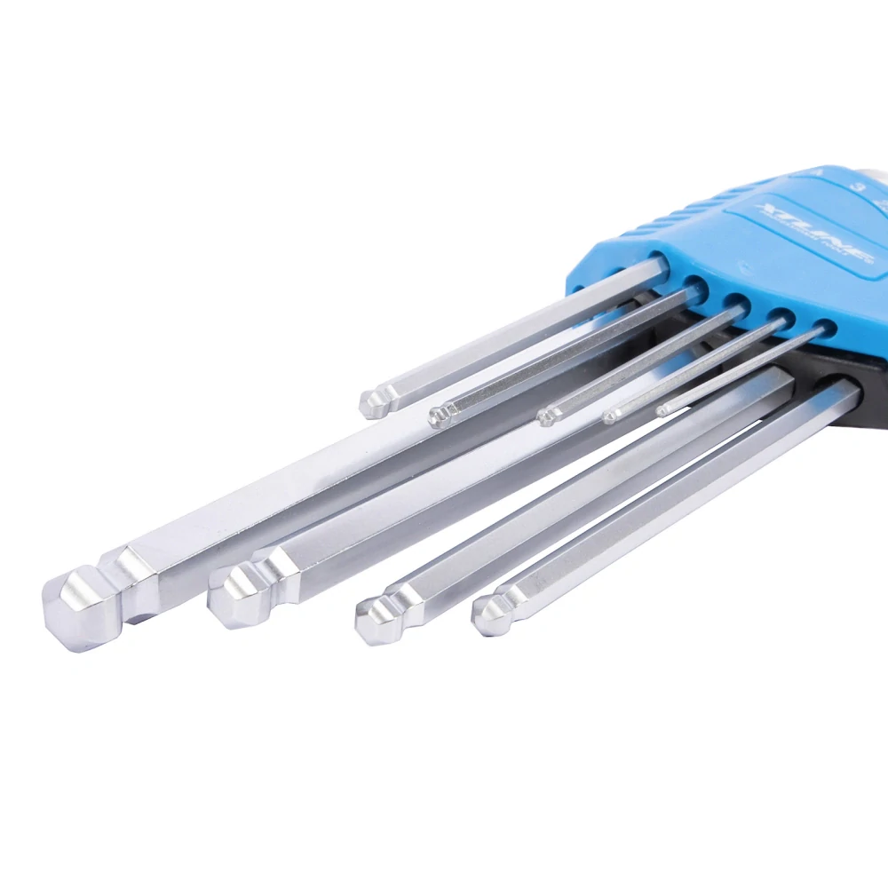 XTline XT0816 Sada imbus s kuličkou CrV 9 dílů, 1.5-10 mm