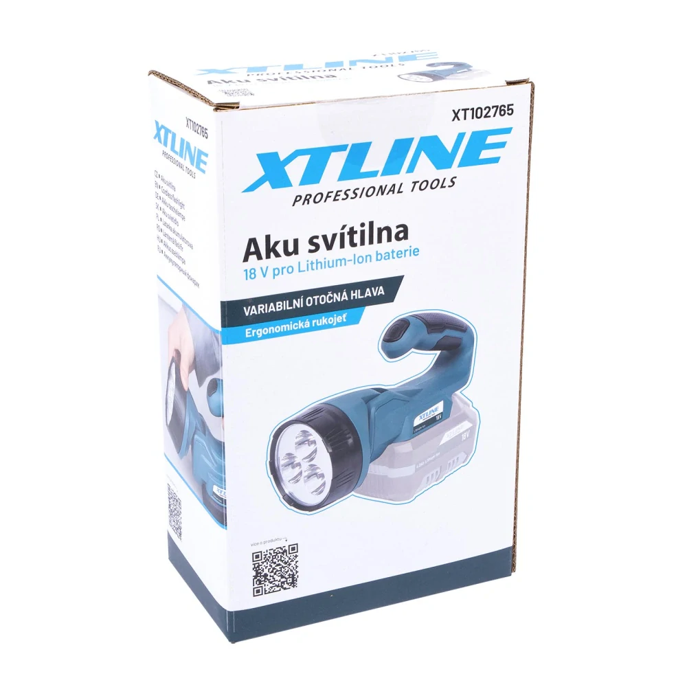 XTline Aku svítilna LED 3W 18V XT102765