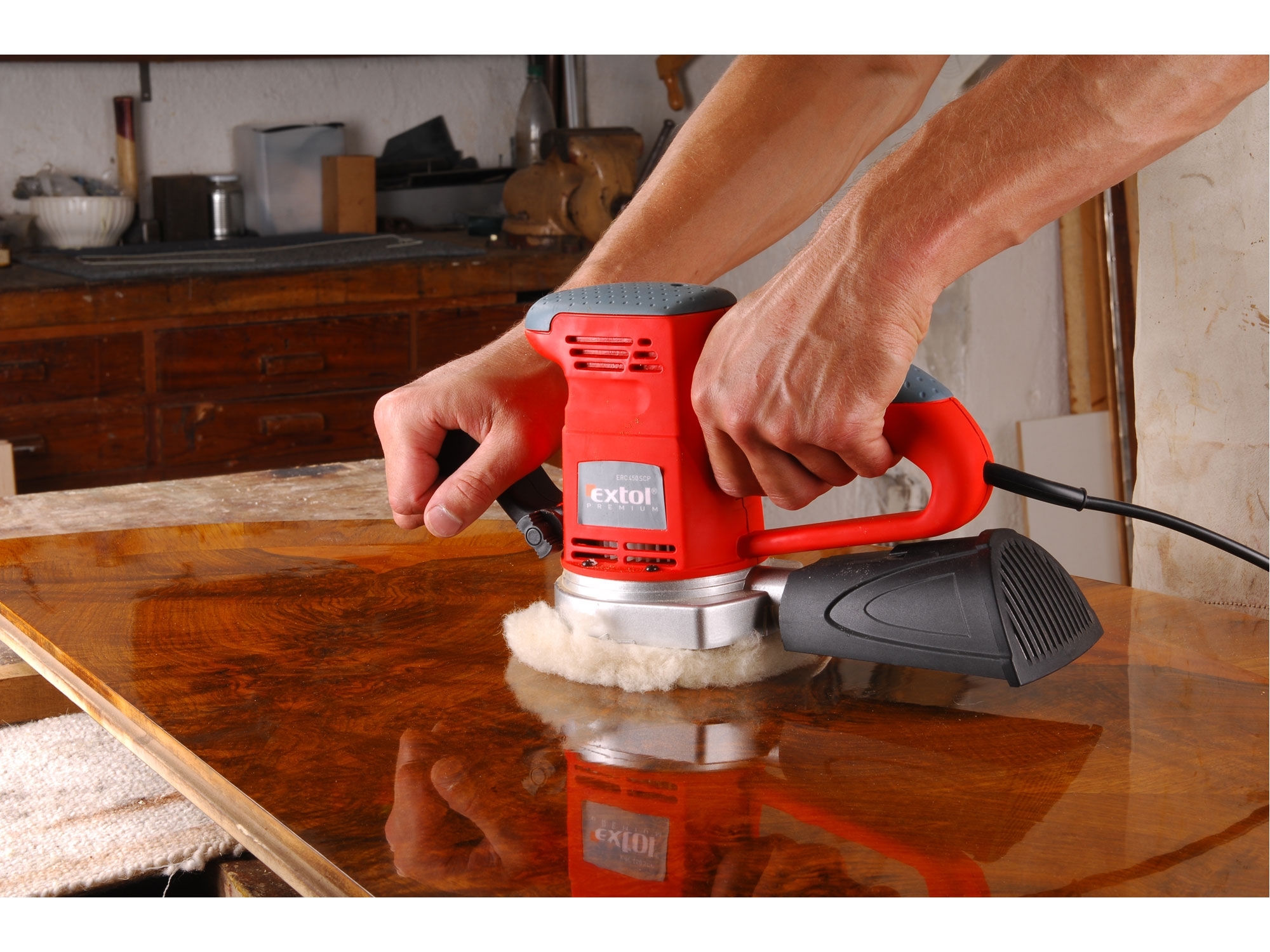 Extol 8894202 Bruska excentrická, 125mm, 150mm, 450W 8894202
