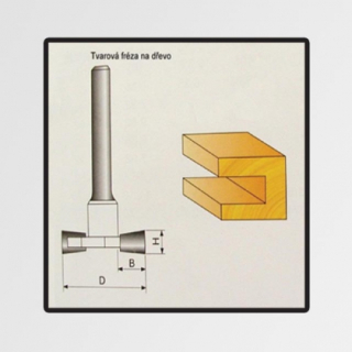 STAVTOOL Tvarové frézy do dřeva 12x9,4mm P70807