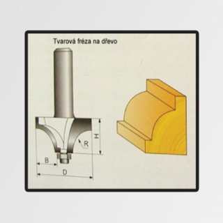 STAVTOOL Tvarové frézy do dřeva 9,52x11,3mm P70906