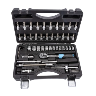 XTLINE Sada hlavic 1/4" 46 dílů XT40046