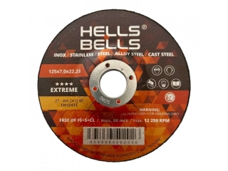 Brusný kotouč na ocel a nerez 125x7,0x22 HELLS BELLS Extreme