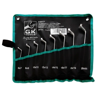 GK TOOLS Sada očkových klíčů 6-22 mm 8 dílů chrom-obal P16831/P