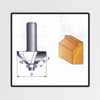 STAVTOOL Tvarové frézy do dřeva 8x9,52mm P70605 