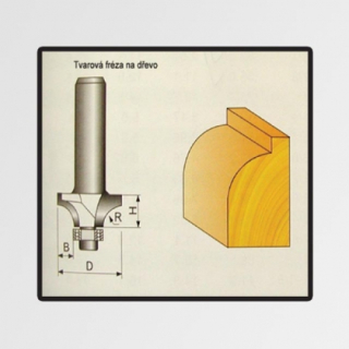 STAVTOOL Tvarové frézy do dřeva 3,17x3,17x7mm P70701 