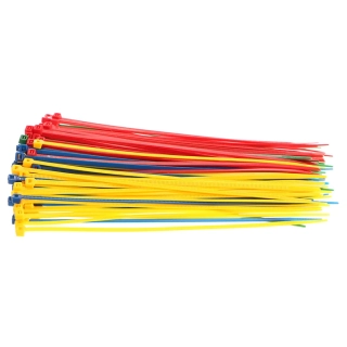 XTline XT891025 Vázací pásky nylonové barevné 1bal/100ks | 100x2,5mm