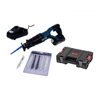 XTline Aku mečová pila 18V + baterie 2.0Ah + nabíječka 3.5A + box